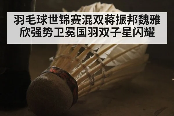 羽毛球世锦赛混双蒋振邦魏雅欣强势卫冕国羽双子星闪耀